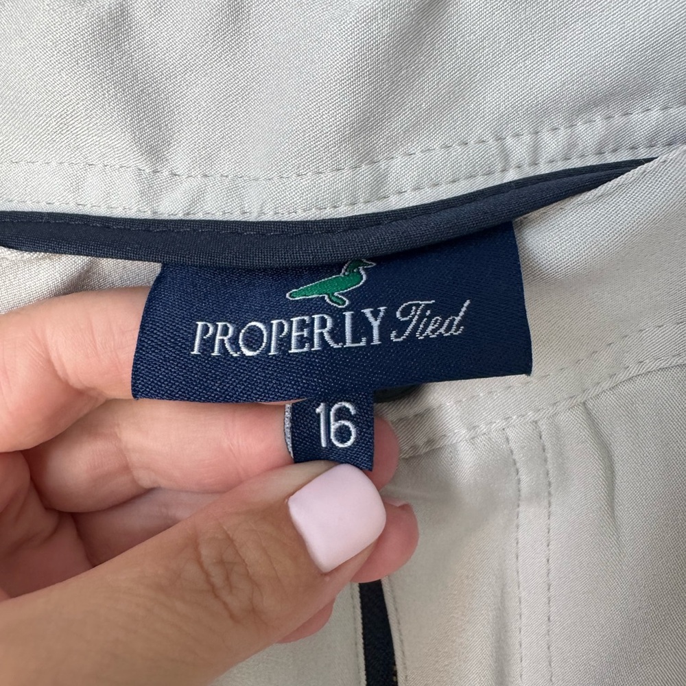NWT Properly Tied Fairway Performance Boy’s Pants Sand Size 16 - Picture 5 of 9